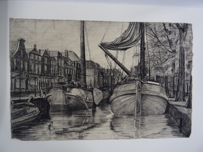 1966-0081-TEK a.jpg; 1966-0081-TEK; Brouwersgracht; tekeningen